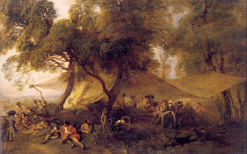 Respite from War, WATTEAU, Antoine